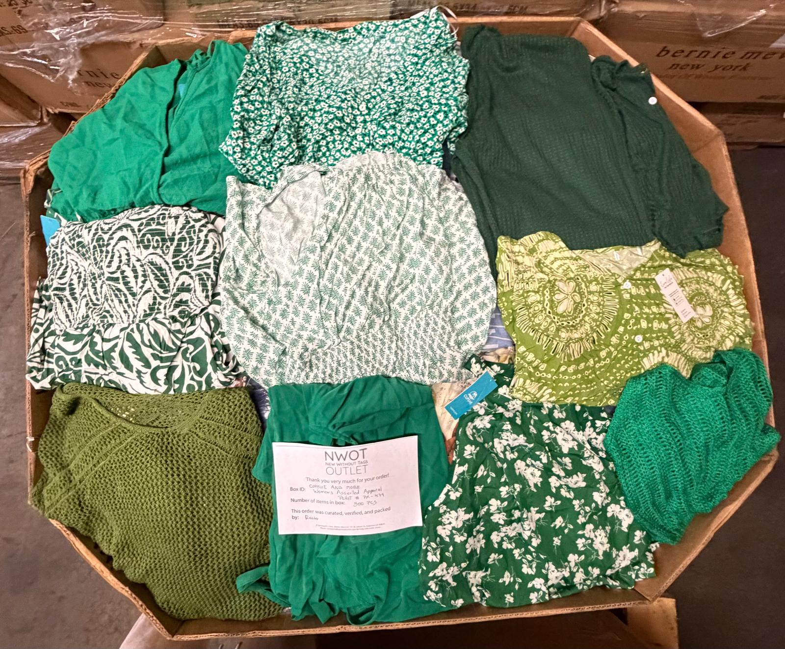 Cupshe & More | Assorted Women's Apparel | 500 Pieces | New with Tag | Pallet #PA-479