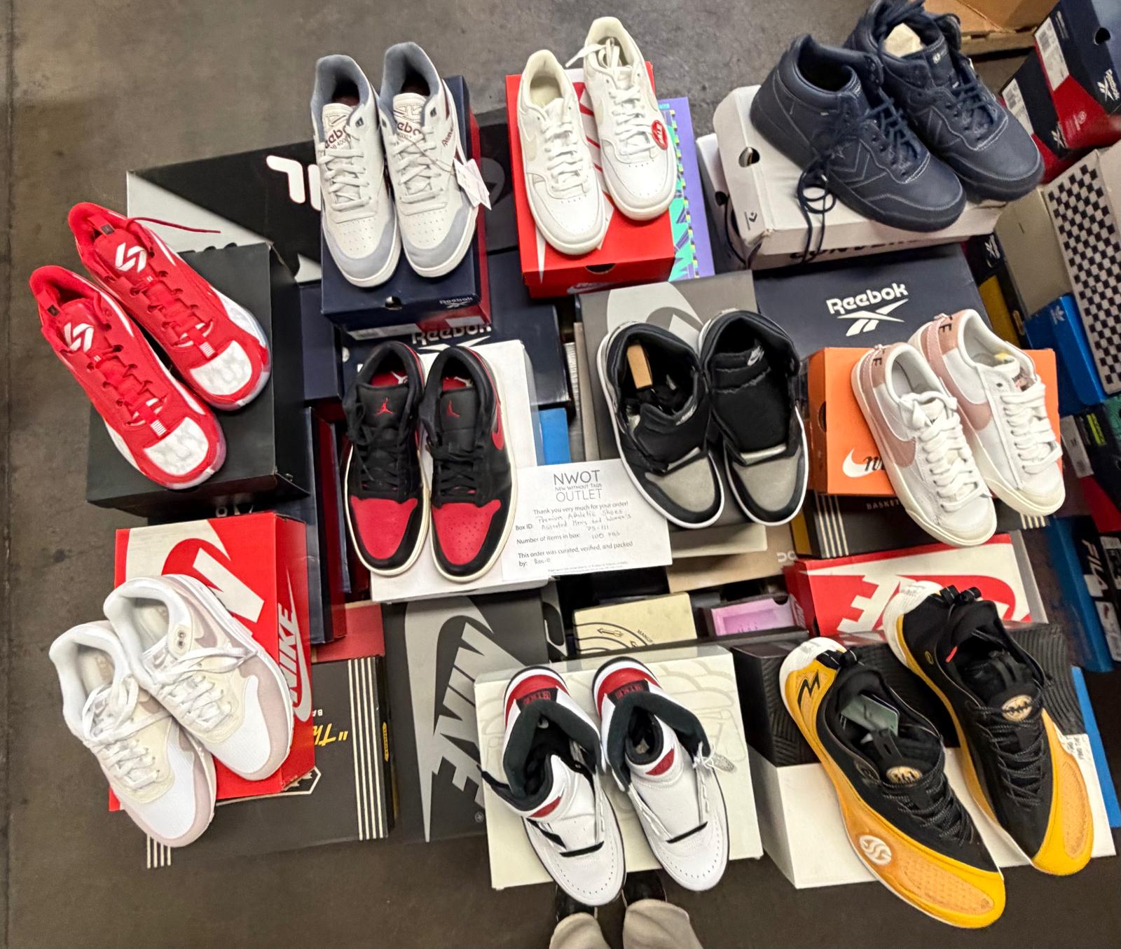 Premium Shoes | Nike & Assorted  | NWT | 100 pairs | Pallets # PS-111