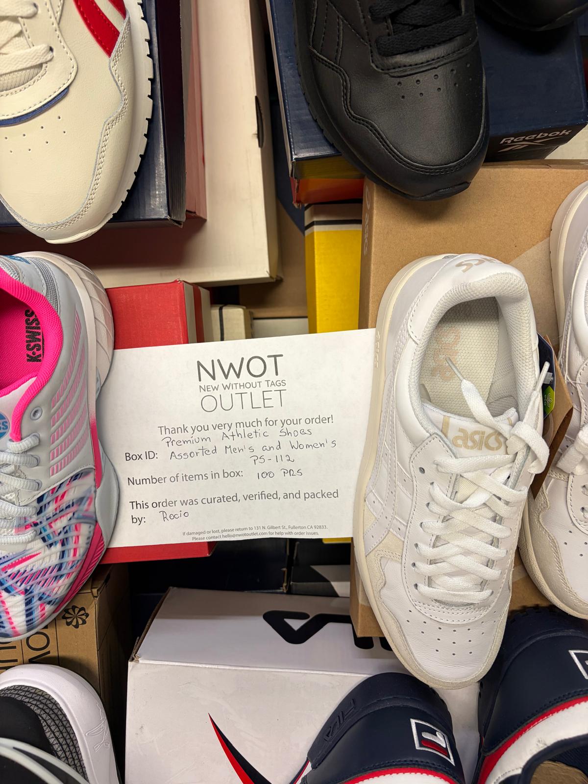 Premium Shoes | Nike & Assorted  | NWT | 100 pairs | Pallets # PS-112