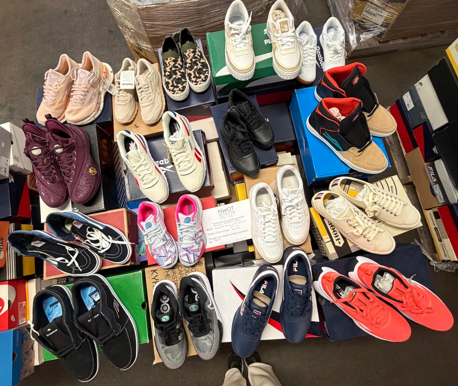 Premium Shoes | Nike & Assorted  | NWT | 100 pairs | Pallets # PS-112