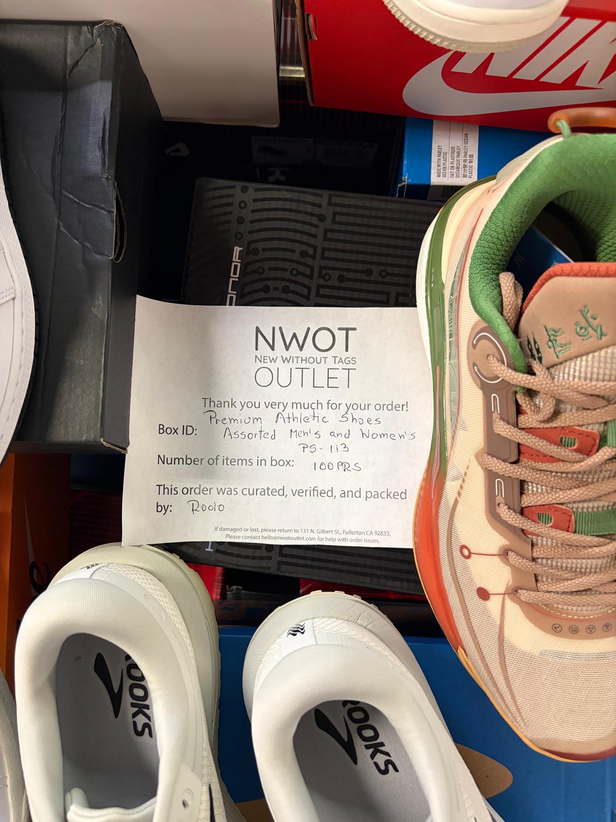 Premium Shoes | Nike & Assorted  | NWT | 100 pairs | Pallets # PS-113