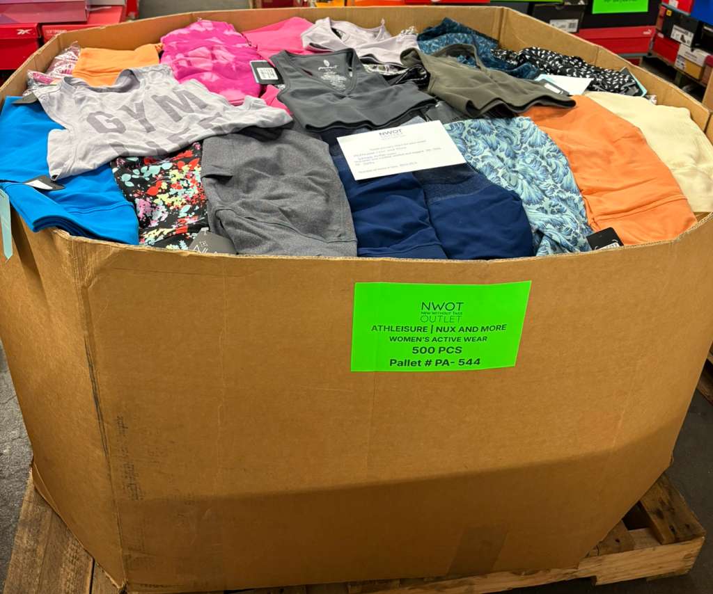 Athleisure Nux & More | Assorted Women's Apparel | 500 Pieces | NWT | Pallet #PA-544