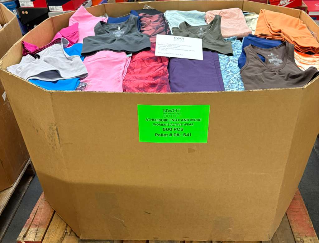Athleisure Nux & More | Assorted Women's Apparel | 500 Pieces | NWT | Pallet #PA-541