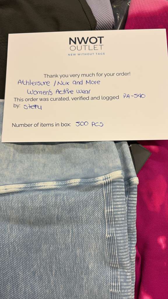Athleisure Nux & More | Assorted Women's Apparel | 500 Pieces | NWT | Pallet #PA-540
