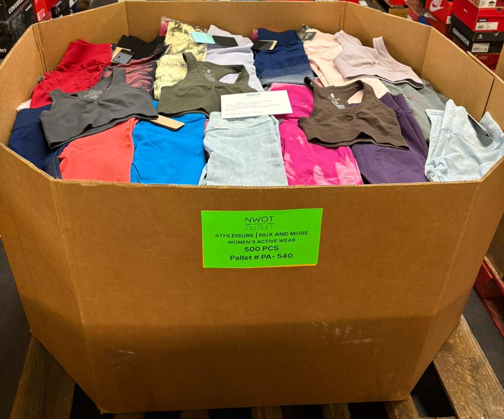 Athleisure Nux & More | Assorted Women's Apparel | 500 Pieces | NWT | Pallet #PA-540