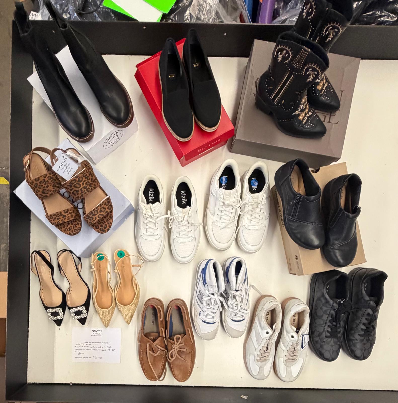 DSW Footwear/Shoes | Assorted Men's, Women's & Kid's Footwear | Returns | 327 Pairs | Pallet# PS-215