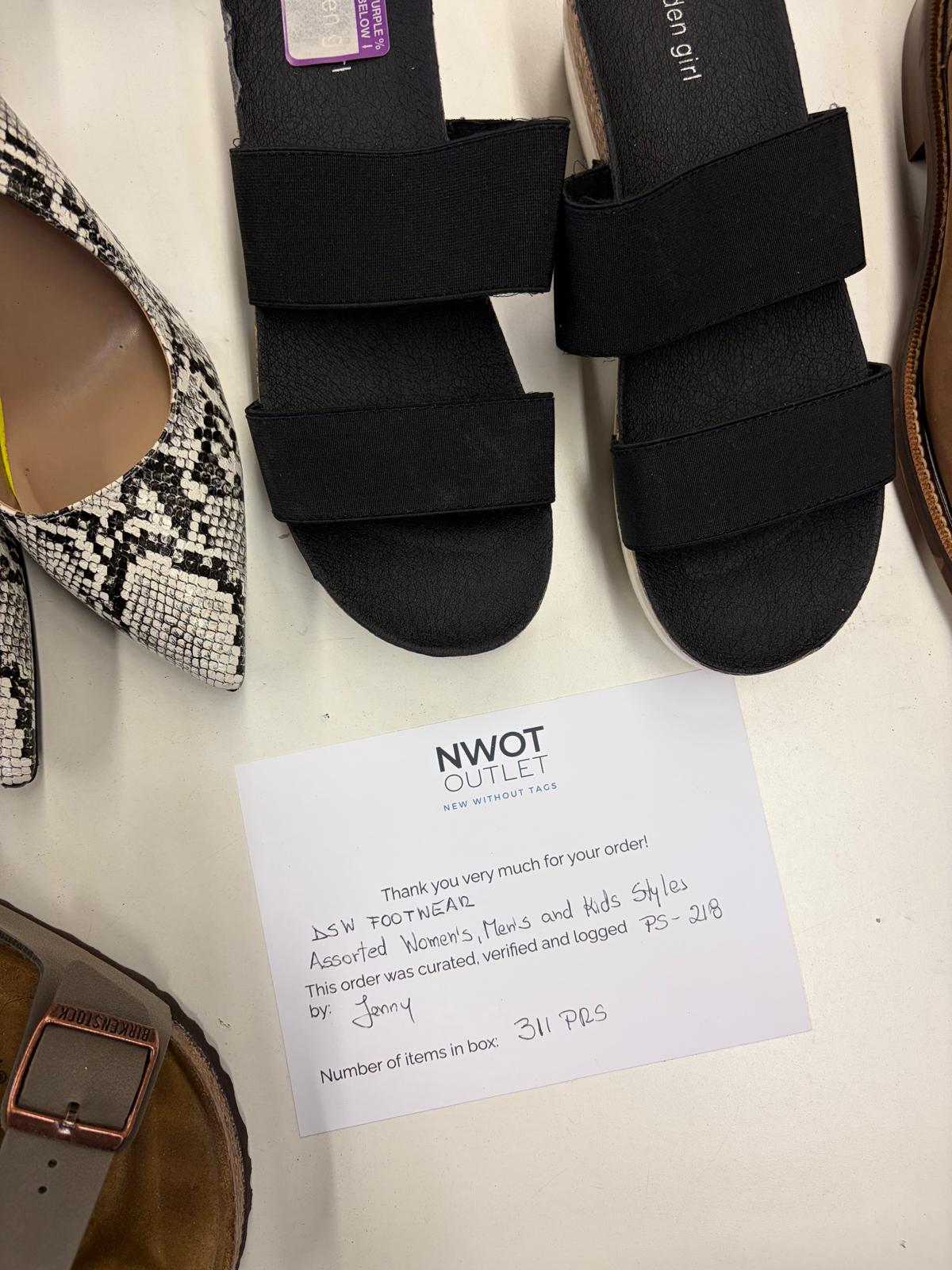 DSW Footwear/Shoes | Assorted Men's, Women's & Kid's Footwear | Returns | 311 Pairs | Pallet# PS-218