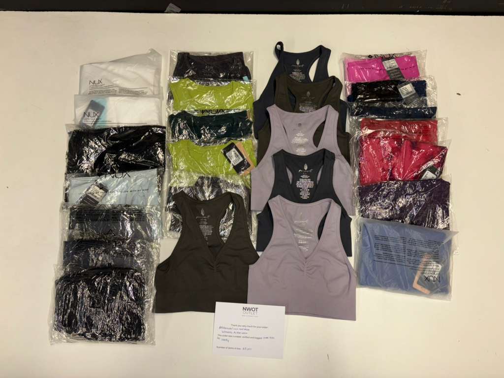Athleisure/Nux & More | Assorted Women's Apparel | 25 Pieces | SMALL BOX # SMA-530