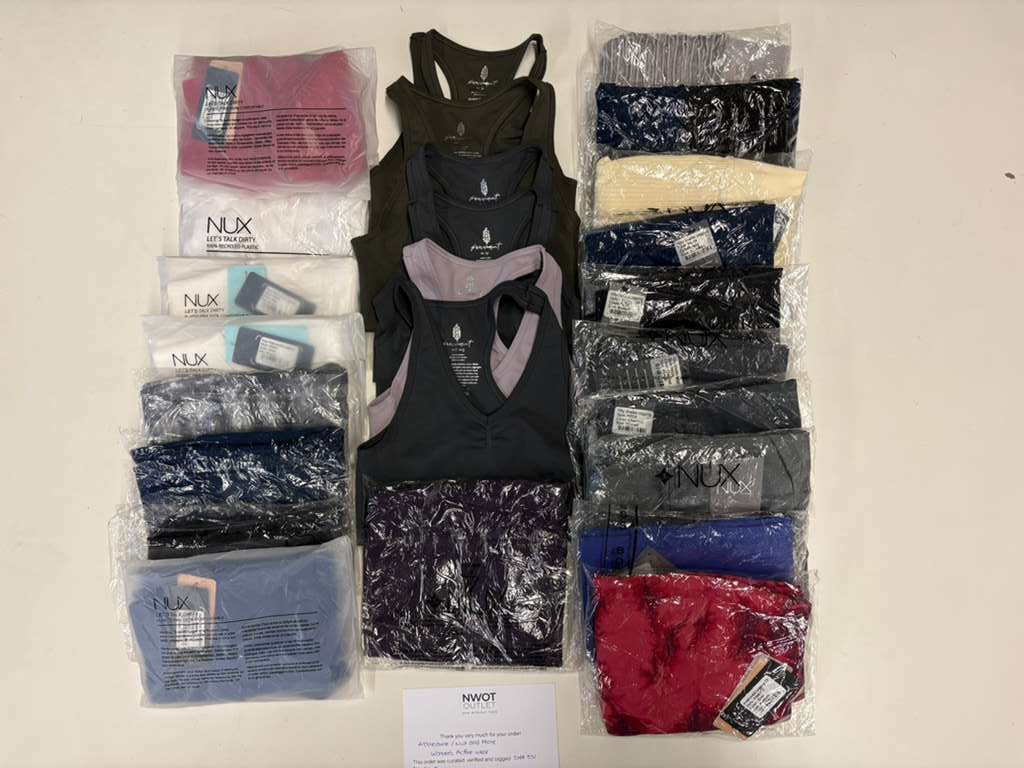 Athleisure/Nux & More | Assorted Women's Apparel | 25 Pieces | SMALL BOX # SMA-531