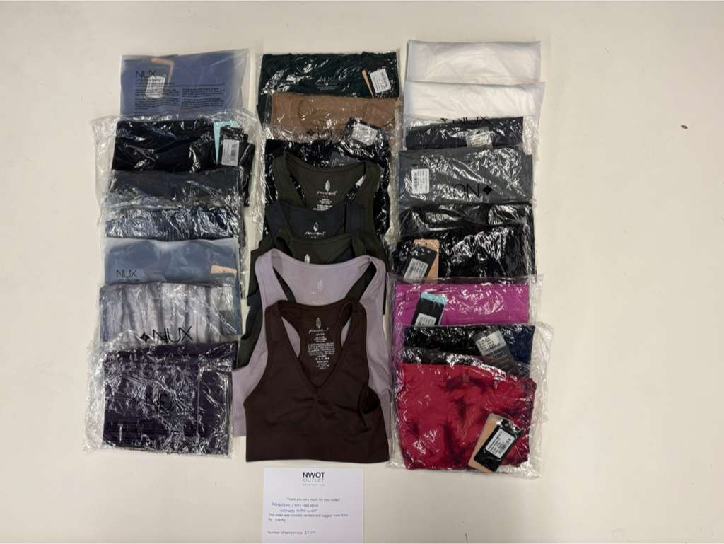 Athleisure/Nux & More | Assorted Women's Apparel | 25 Pieces | SMALL BOX # SMA-532