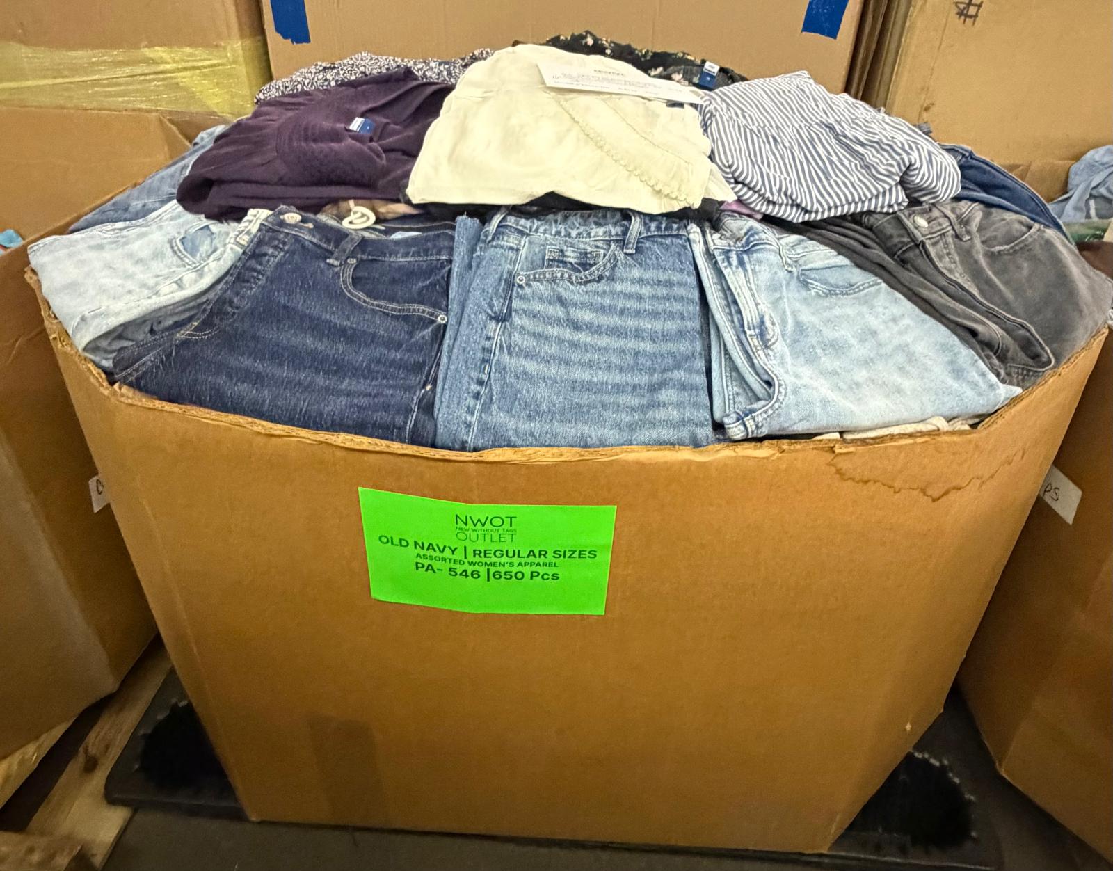 Old Navy Women's | Assorted Apparel | 630 Pieces | NWT | Pallet #PA-559