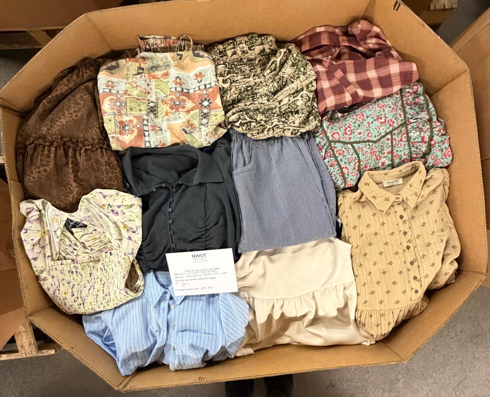 Doe And Rae | Women Assorted Apparel | 250 Pieces | Pallet #PA-551
