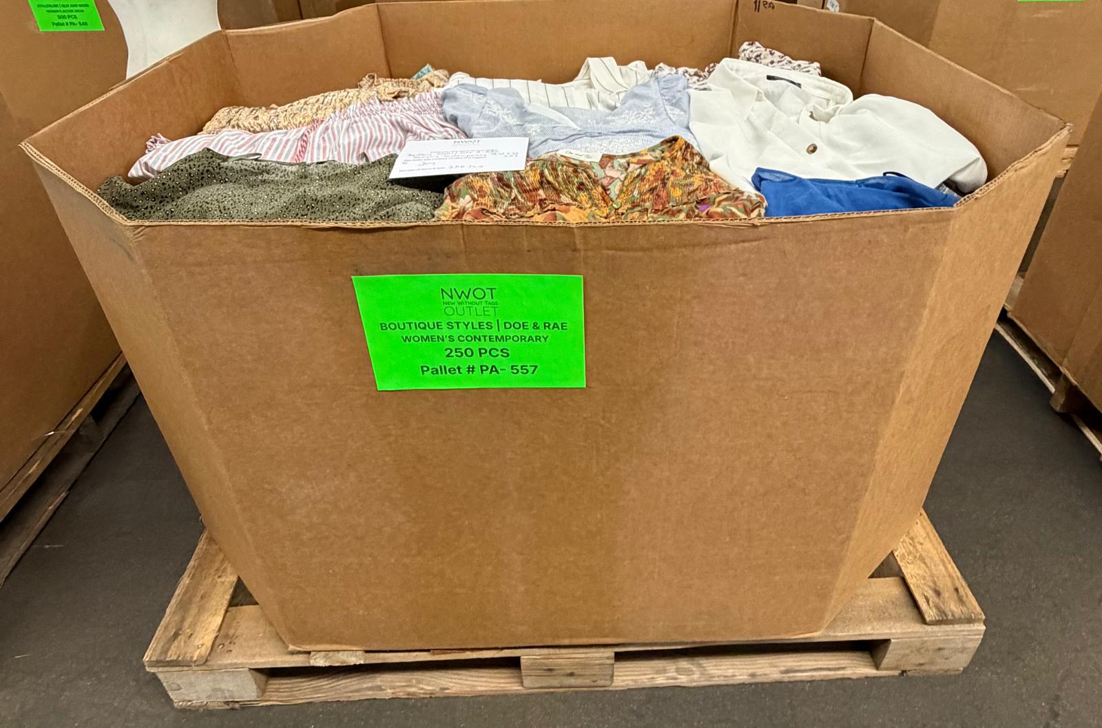 Doe And Rae | Women Assorted Apparel | 250 Pieces | Pallet #PA-557