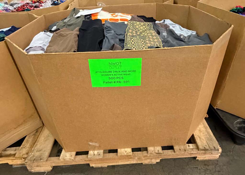 Athleisure Nux & More | Assorted Women's Apparel | 500 Pieces | NWT | Pallet #PA-591