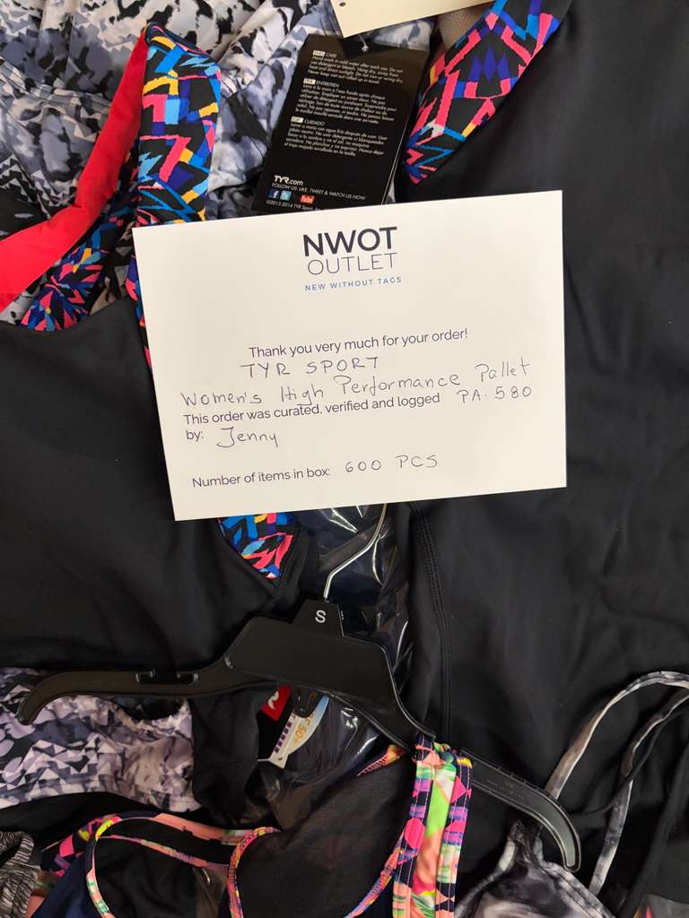 TYR Sport | Women's High Performance | 600 Pieces | Pallet #PA-580