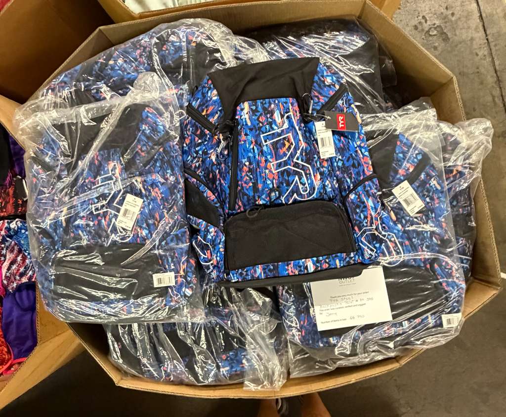 TYR Sport | Assorted Backpacks | 66 Pieces | Pallet #PA-590