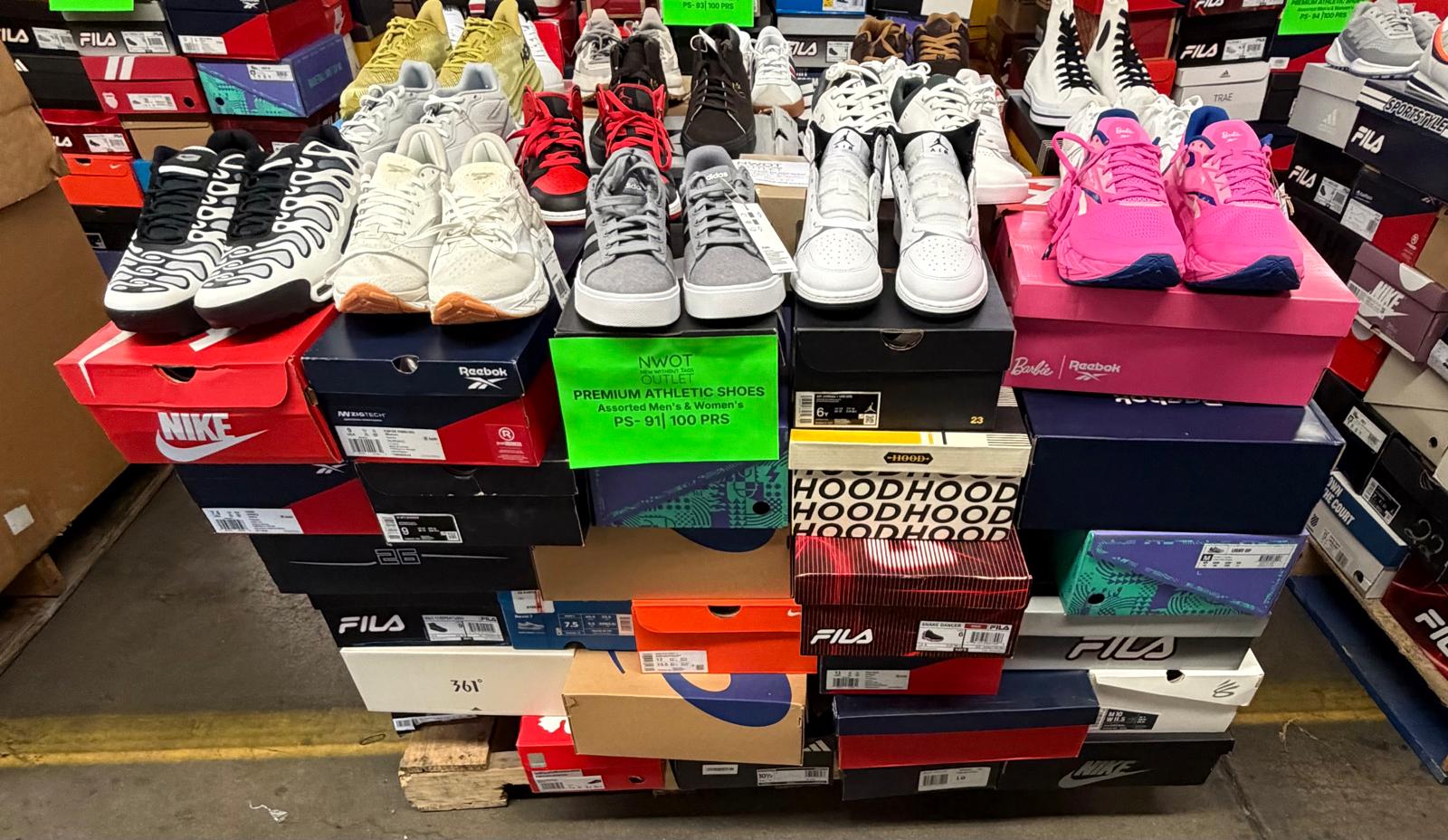 Premium Shoes | Assorted Footwear | Returns  |100 pairs | Pallets # PS-91