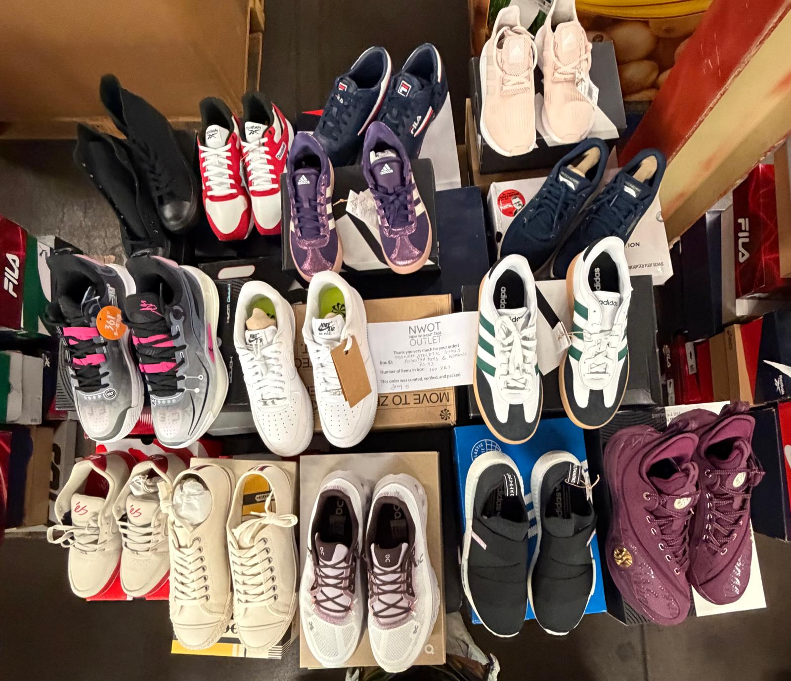 Premium Shoes | Assorted Footwear | Returns  |100 pairs | Pallets # PS-93