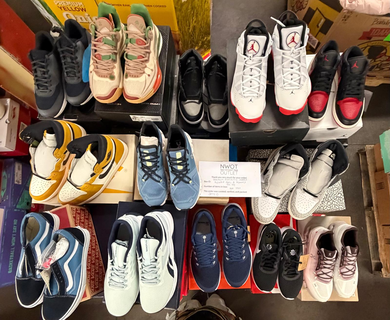 Premium Shoes | Assorted Footwear | Returns  |100 pairs | Pallets # PS-94