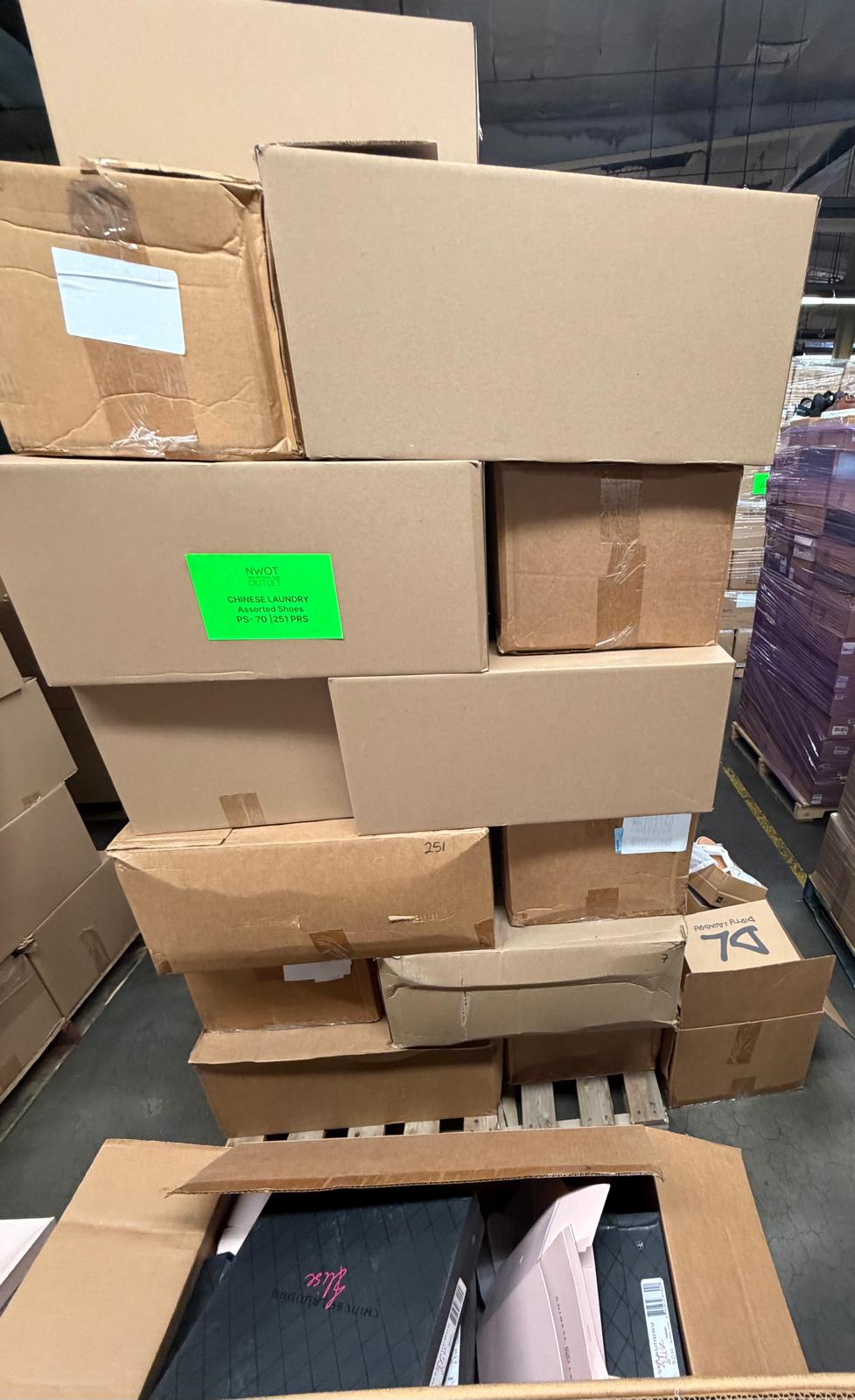 Chinese Laundry | Assorted Branded Footwear | New | 251 Pairs | Pallet #PS-70