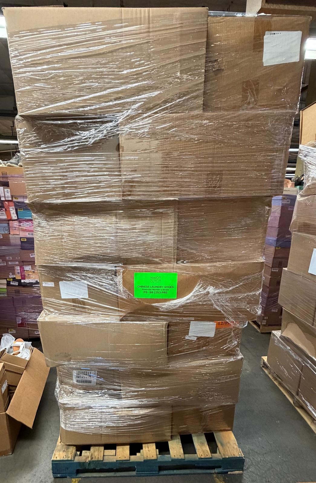 Chinese Laundry | Assorted Branded Footwear | New | 253 Pairs | Pallet #PS-98