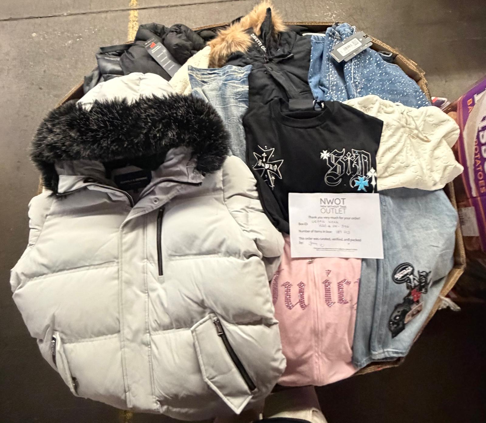 Urban Wear | Assorted  Apparel | 187 Pieces | Pallet PA-396