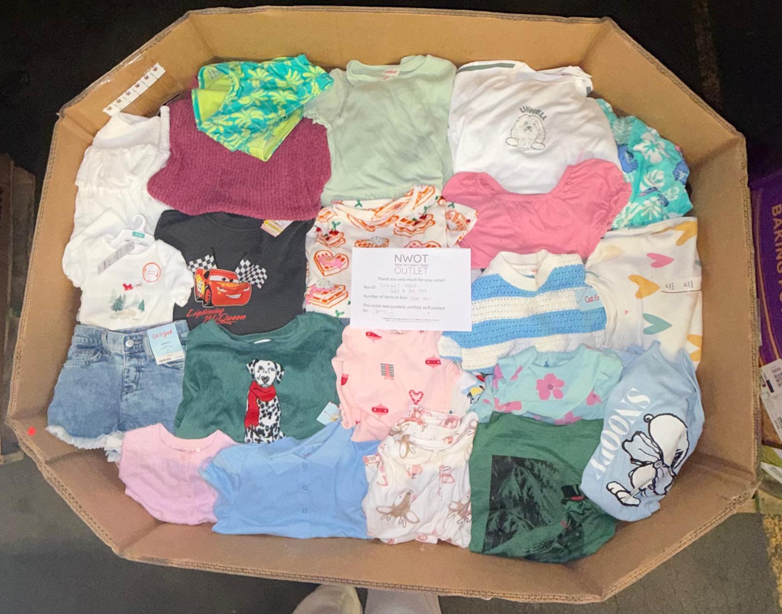 Target Kid's | Assorted  Apparel | 500 Pieces | NWOT | Pallet #PA-397
