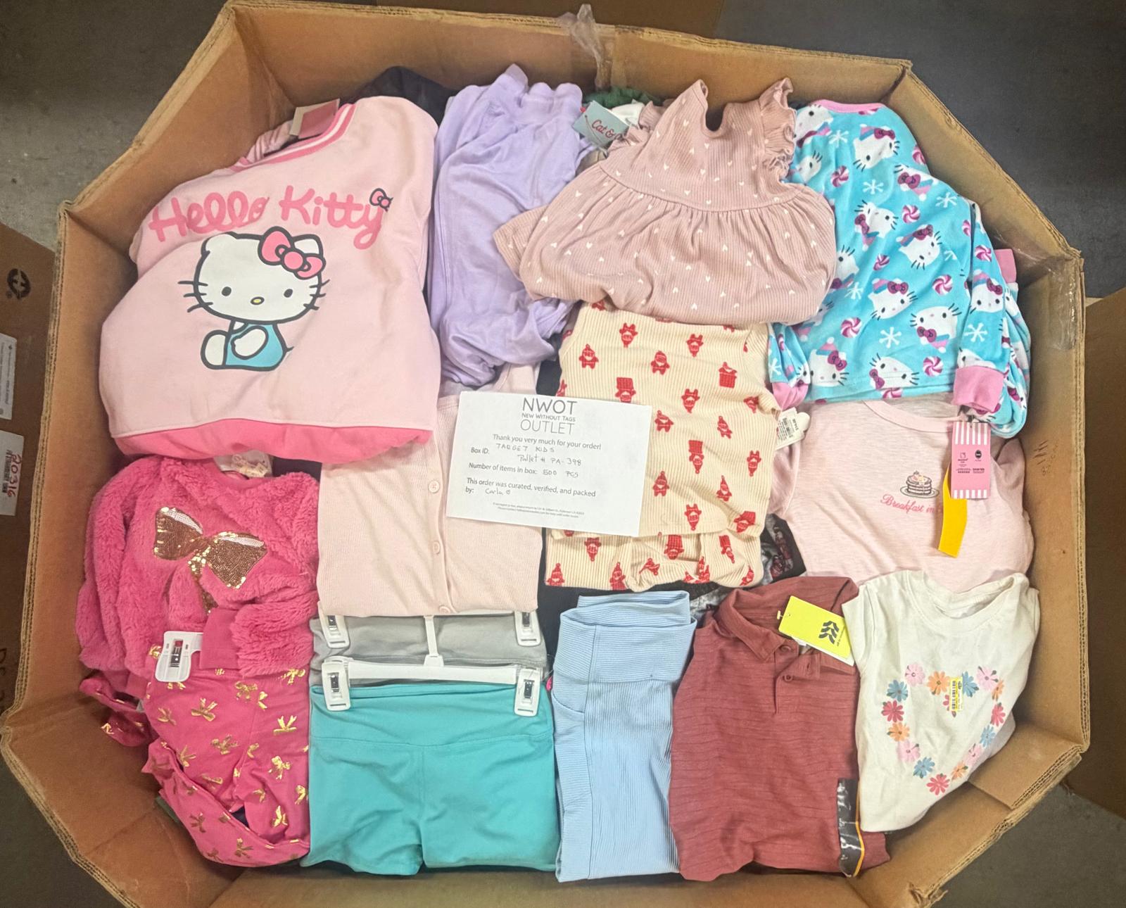 Target Kid's | Assorted  Apparel | 500 Pieces | NWOT | Pallet #PA-398