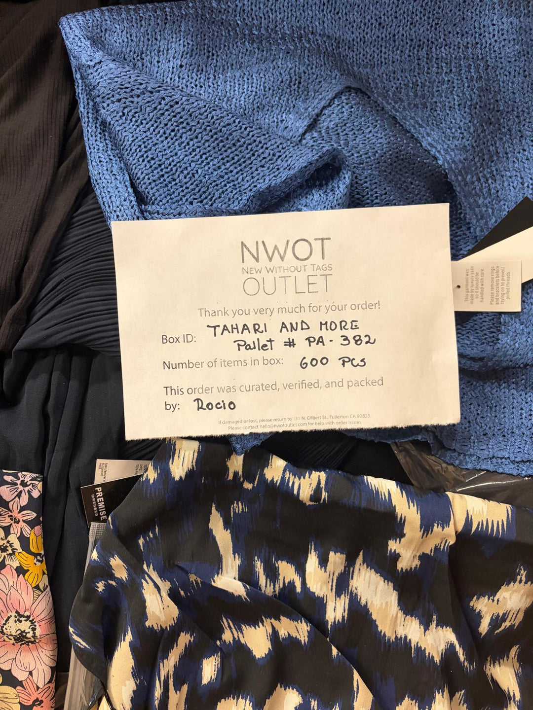 Tahari and more | Assorted  Apparel | 600 Pieces | New with Tag | Pallet #PA-382