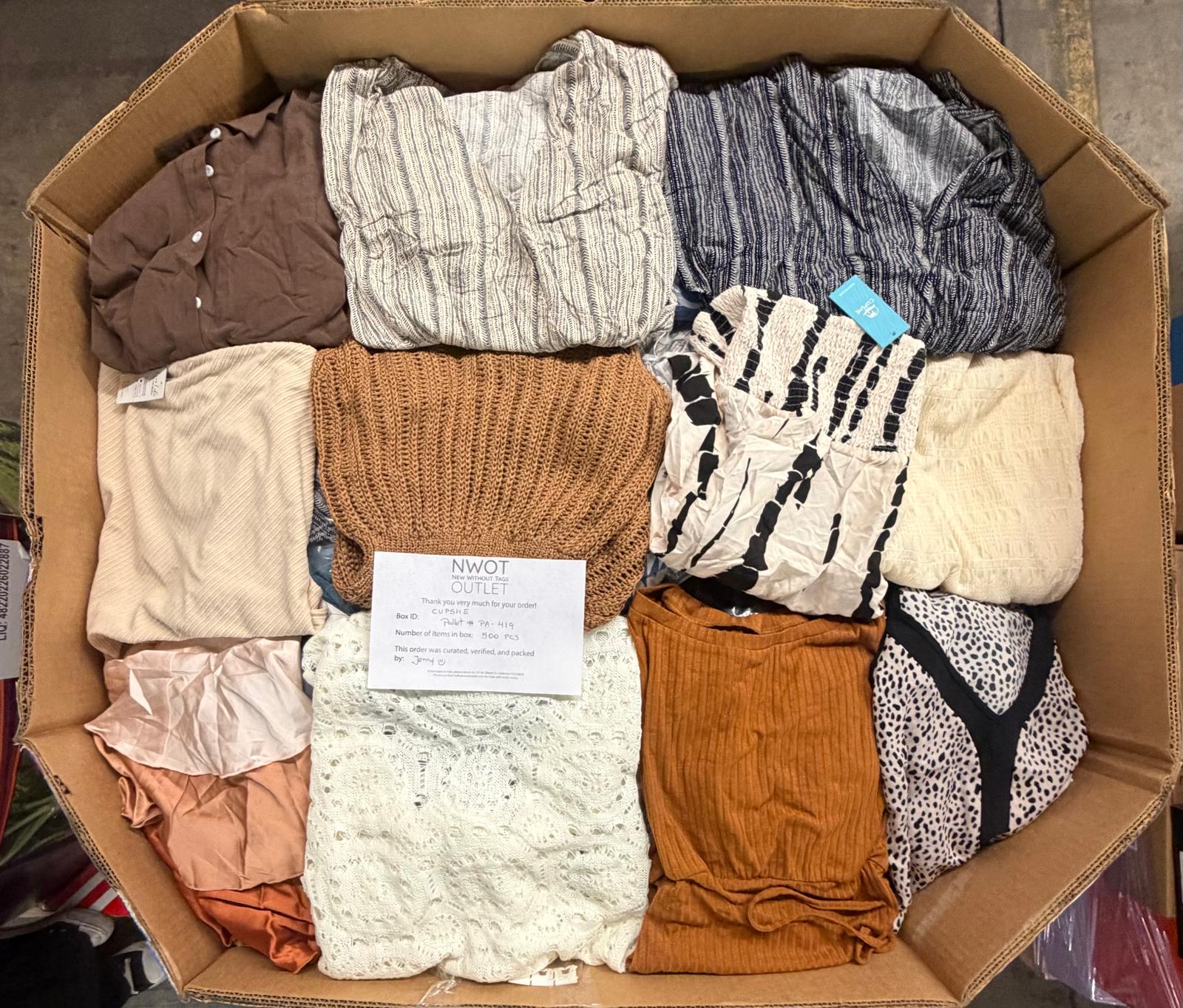 Cupshe | Assorted Women's Apparel | 500 Pieces | New with Tag | Pallet #PA-419