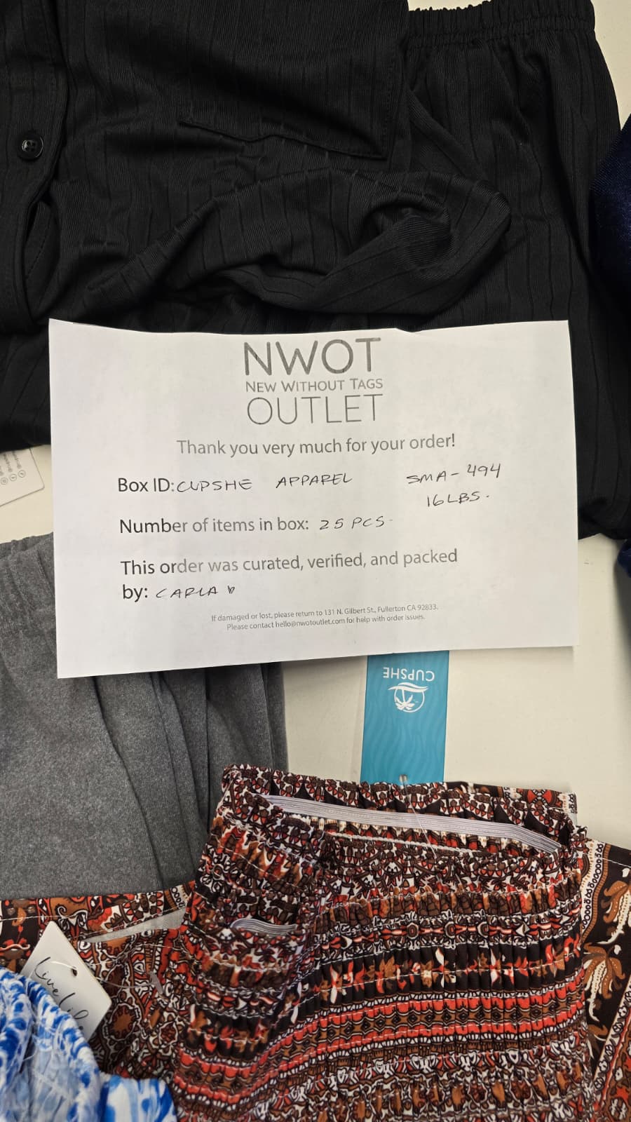 Cupshe | Assorted Women's Apparel | 25 Pieces | New with Tag | Small Box #SMA-494