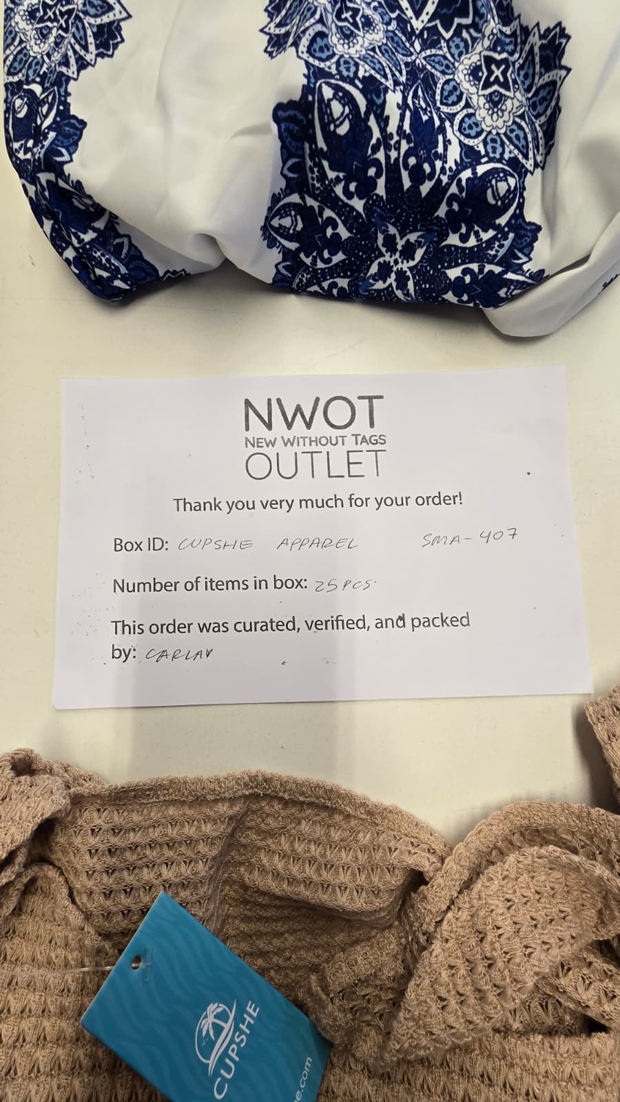 Cupshe | Assorted Women's Apparel | 25 Pieces | New with Tag | Small Box #SMA-507