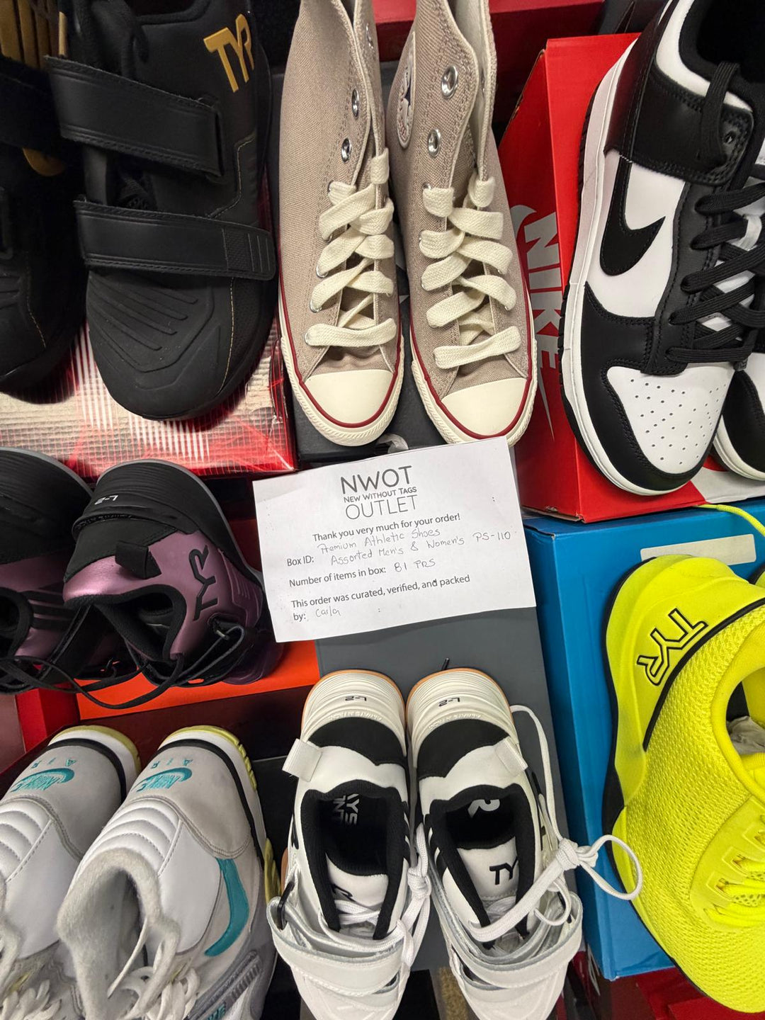 Premium Shoes | Nike & Assorted  | Returns | 100 pairs | Pallets # PS-110