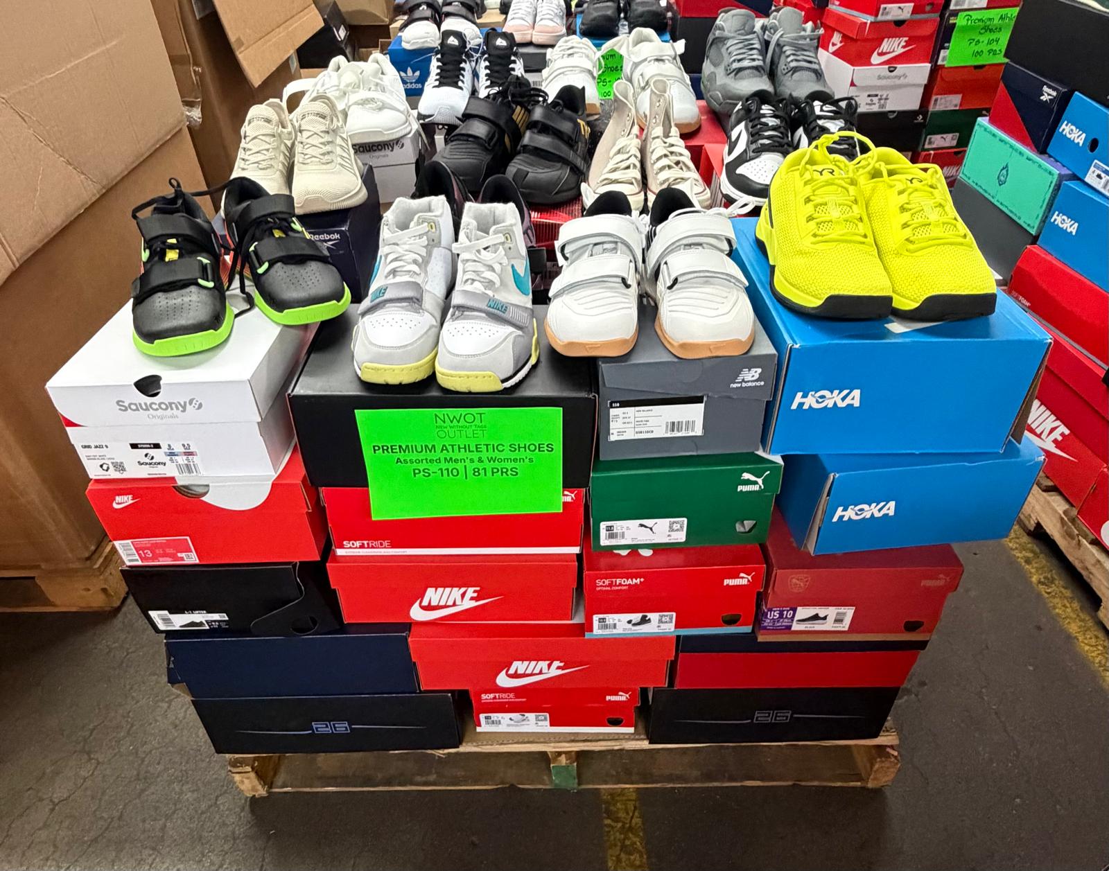 Premium Shoes | Nike & Assorted  | Returns | 100 pairs | Pallets # PS-110