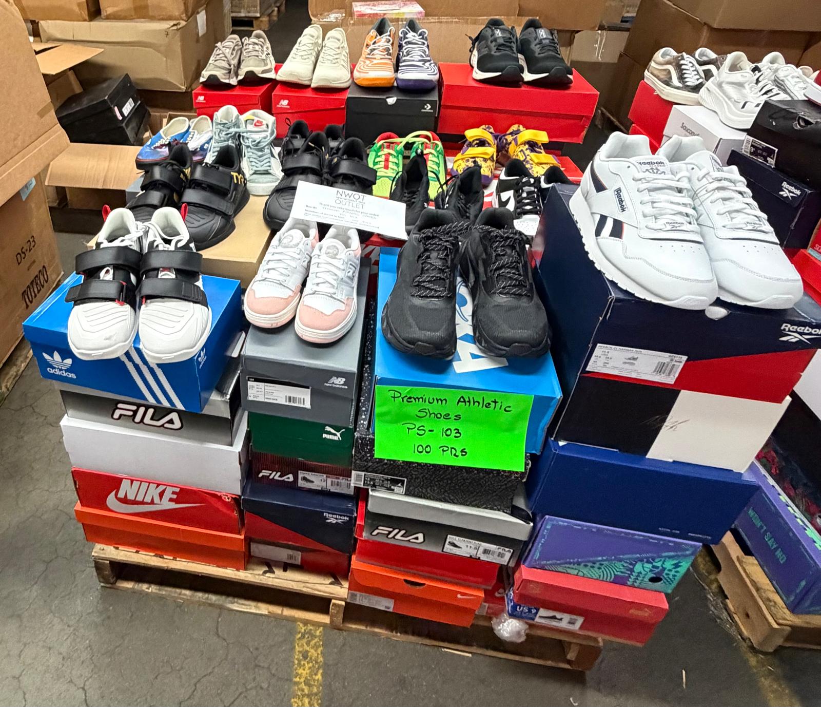 Premium Shoes | Nike & Assorted  | Returns | 100 pairs | Pallets # PS-103