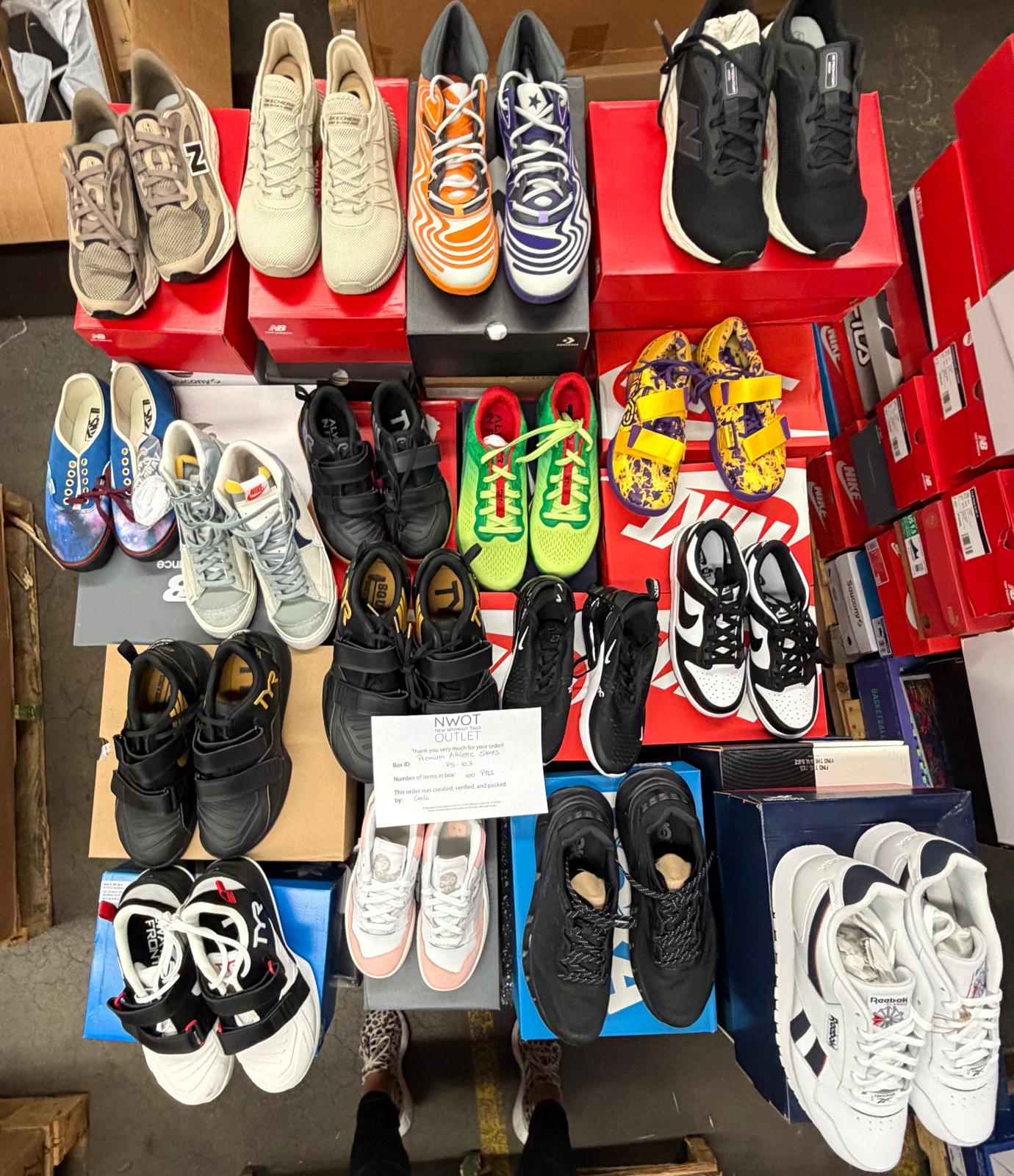 Premium Shoes | Nike & Assorted  | Returns | 100 pairs | Pallets # PS-103