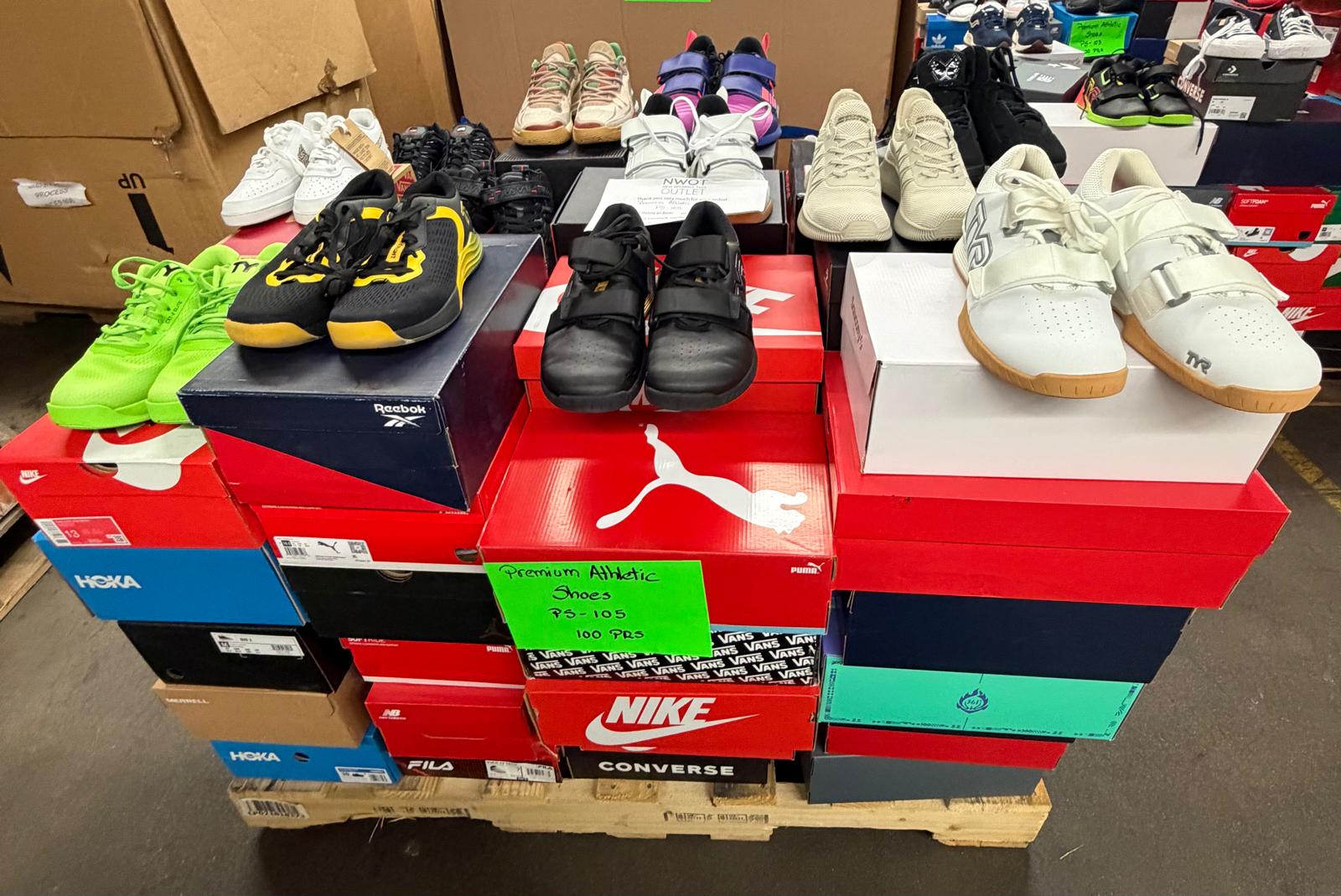 Premium Shoes | Nike & Assorted  | Returns | 100 pairs | Pallets # PS-105
