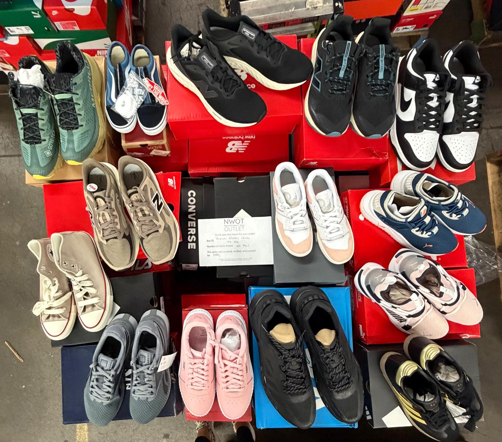 Premium Shoes | Nike & Assorted  | Returns | 100 pairs | Pallets # PS-106