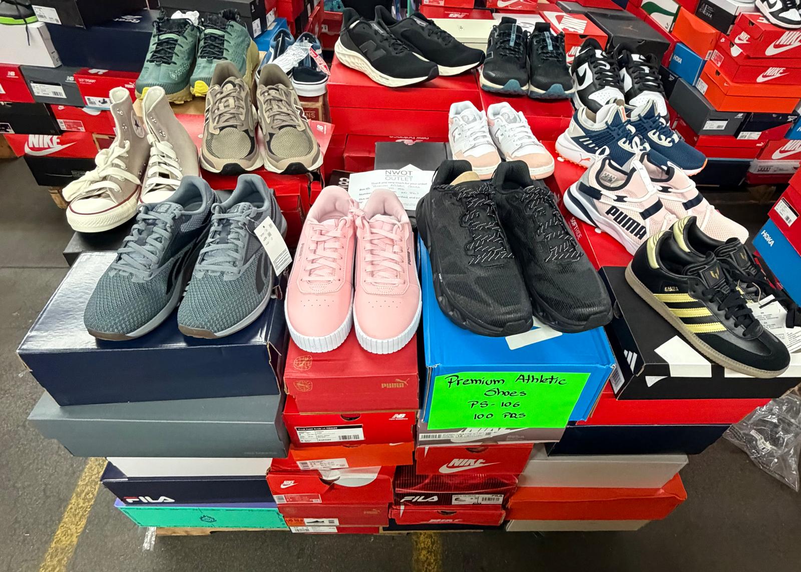 Premium Shoes | Nike & Assorted  | Returns | 100 pairs | Pallets # PS-106