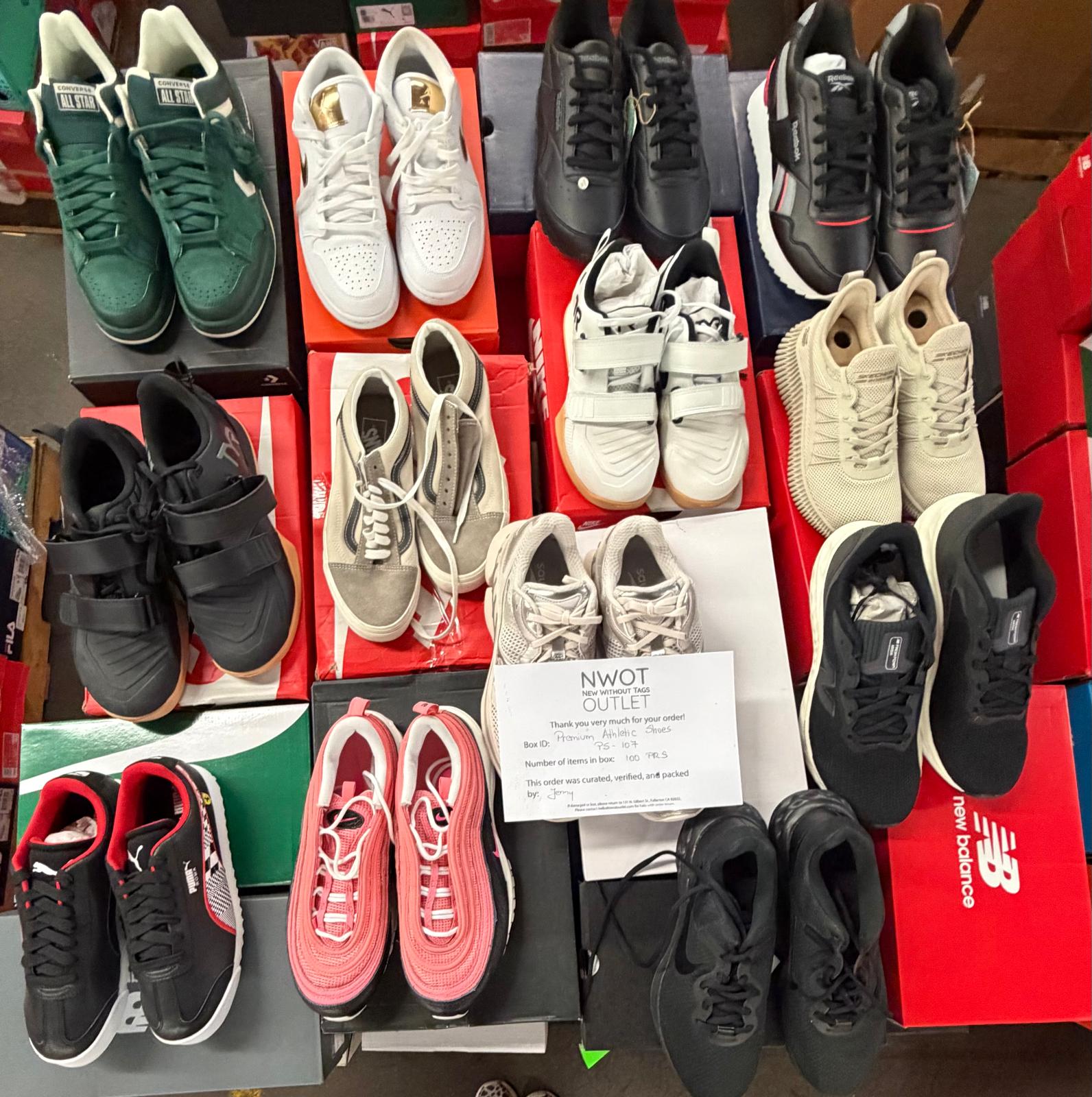 Premium Shoes | Nike & Assorted  | Returns | 100 pairs | Pallets # PS-107