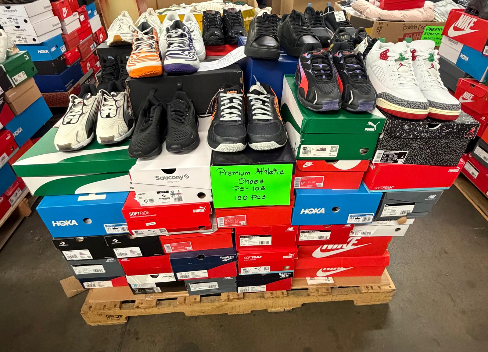 Premium Shoes | Nike & Assorted  | Returns | 100 pairs | Pallets # PS-108
