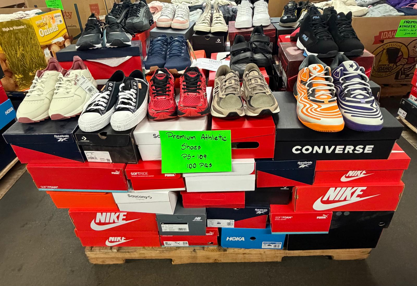 Premium Shoes | Nike & Assorted  | Returns | 100 pairs | Pallets # PS-109