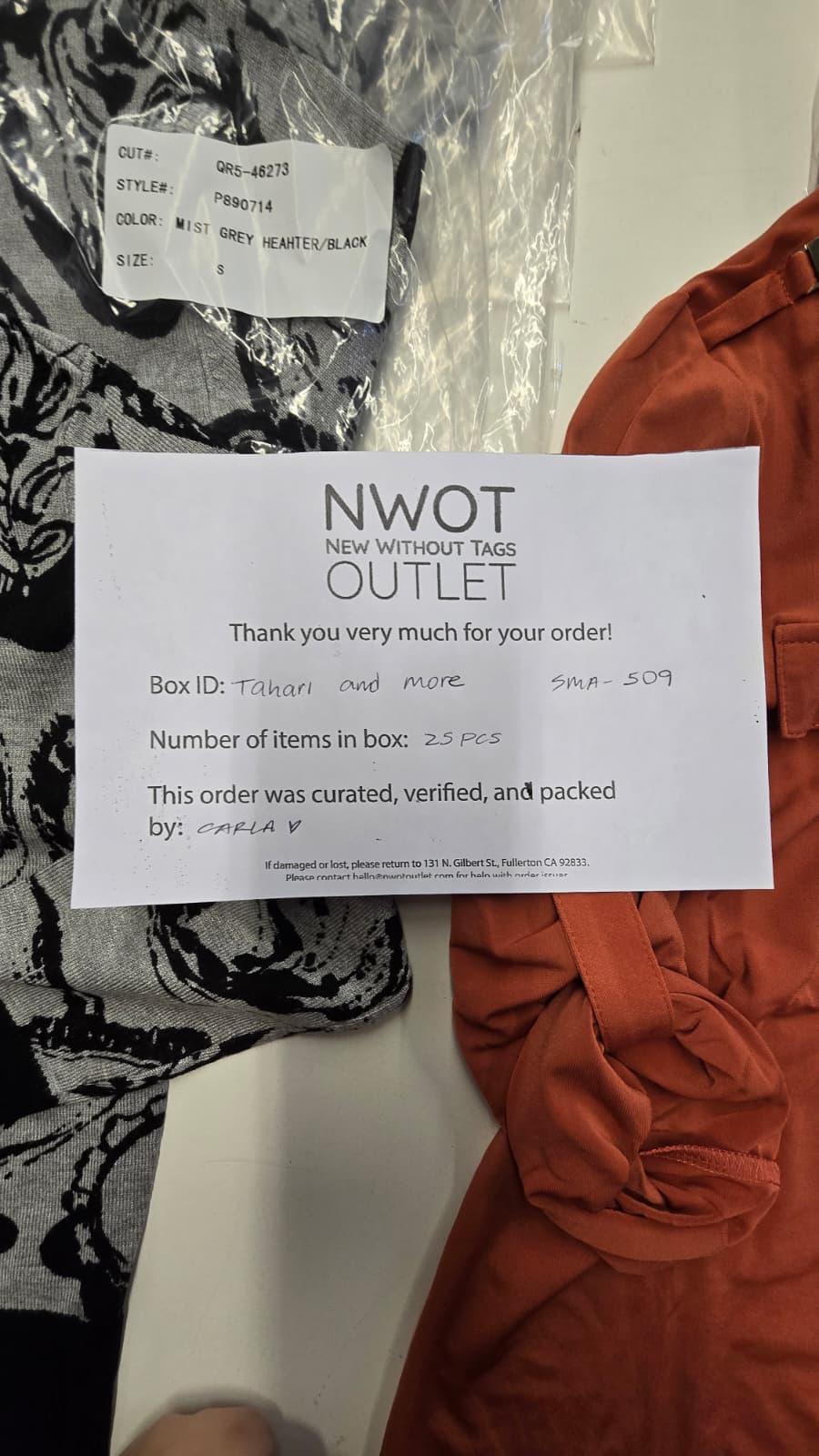 Tahari and more | Assorted  Apparel | 25 Pieces | New with Tag |Small box #SMA-509