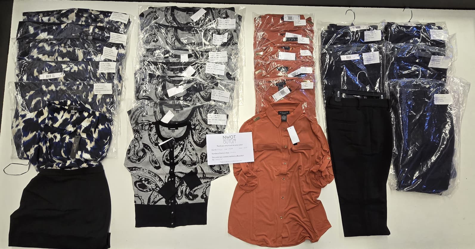 Tahari and more | Assorted  Apparel | 25 Pieces | New with Tag |Small box #SMA-509