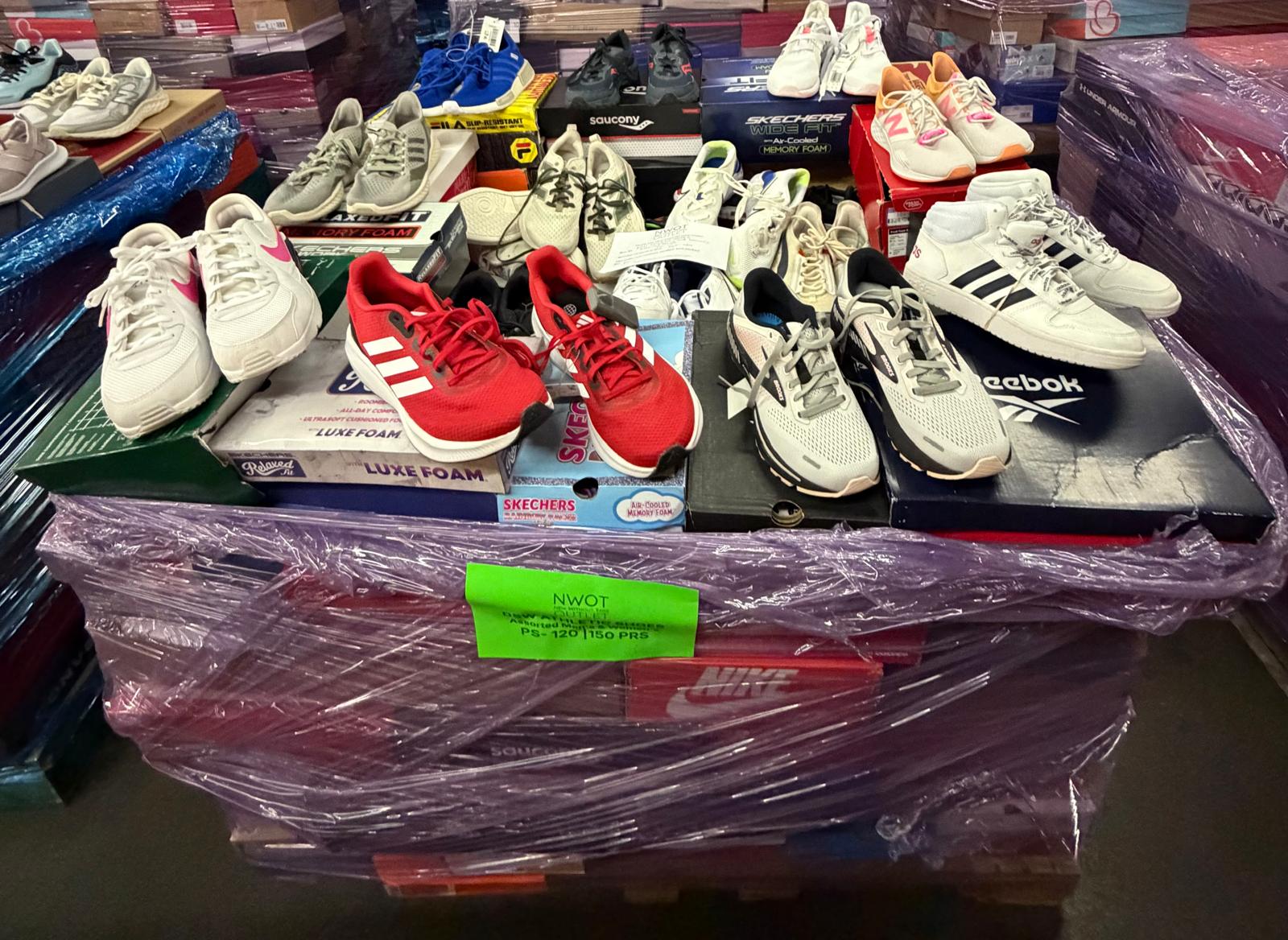 DSW Footwear/Shoes | Assorted Men's and Women's Athletic Footwear | Returns | 150 Pairs | Pallet# PS-120