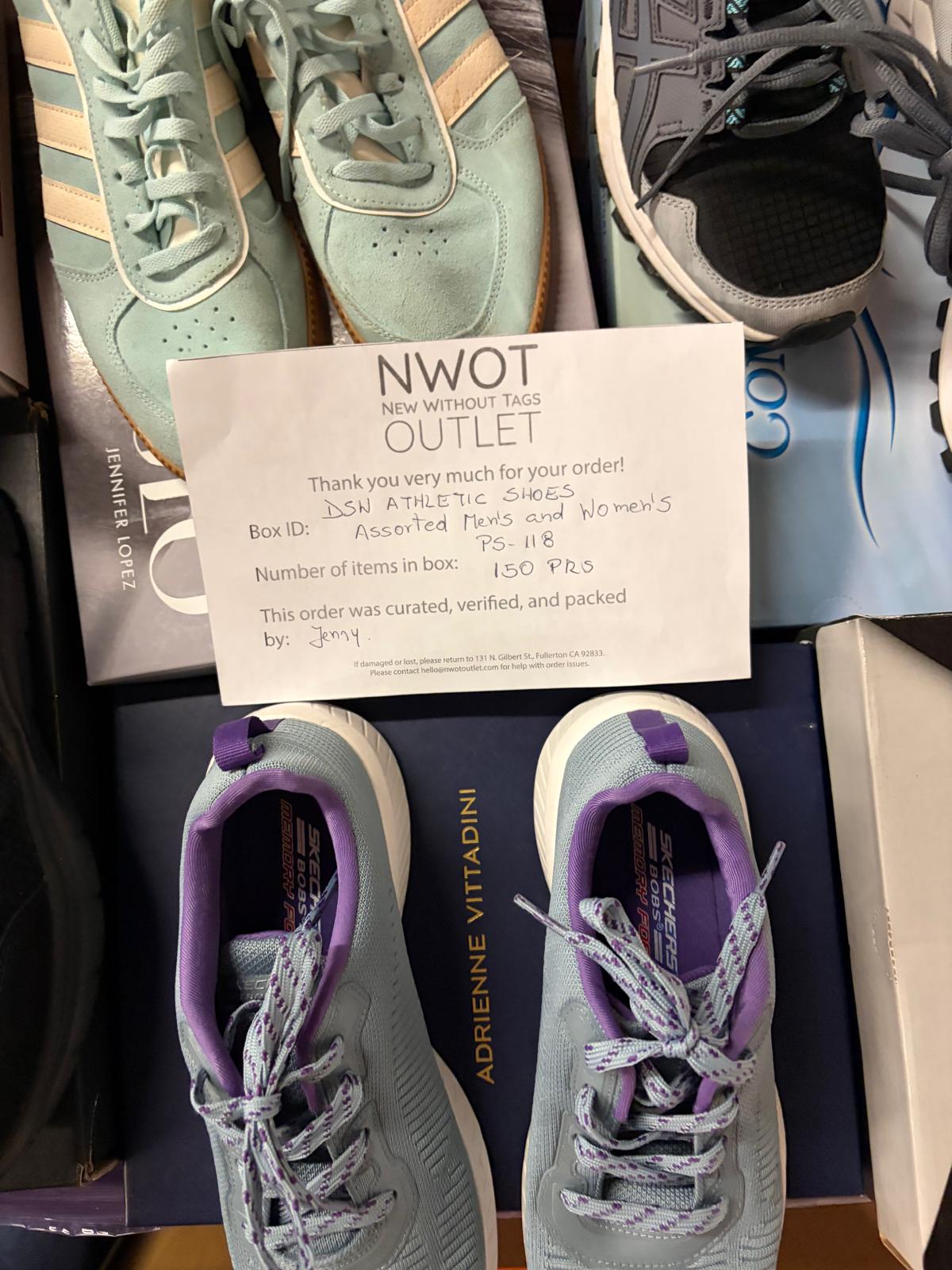 DSW Footwear/Shoes | Assorted Men's and Women's Athletic Footwear | Returns | 150 Pairs | Pallet# PS-118