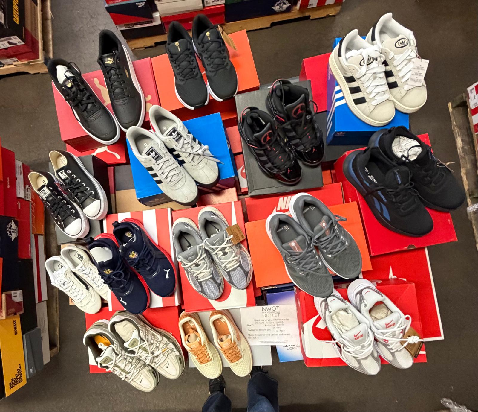 Premium Tennis Shoes | Nike & Assorted  | NWT | 100 pairs | Pallets # PS-144