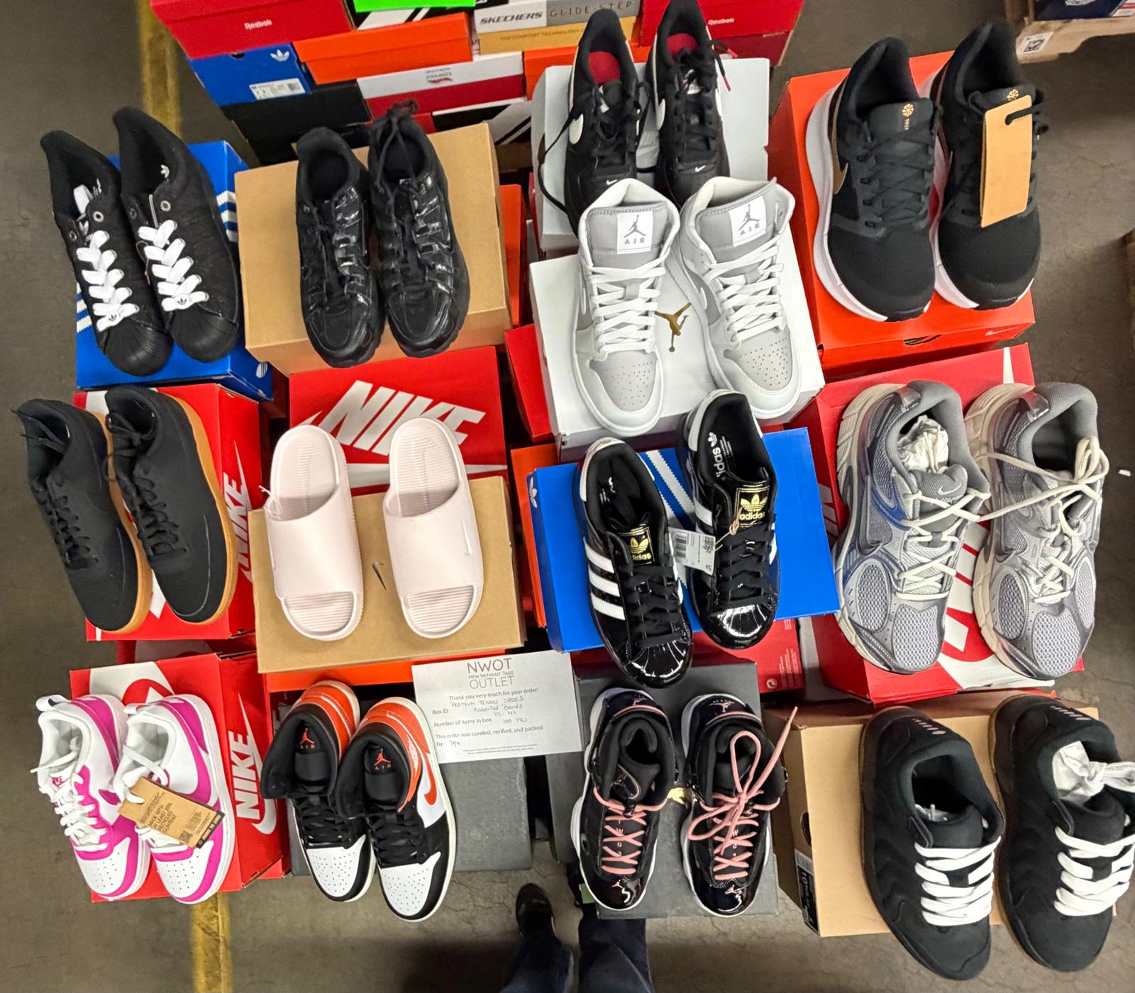 Premium Tennis Shoes | Nike & Assorted  | NWT | 100 pairs | Pallets # PS-147