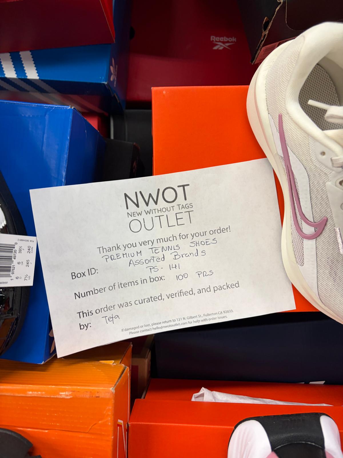 Premium Tennis Shoes | Nike & Assorted  | NWT | 100 pairs | Pallets # PS-141