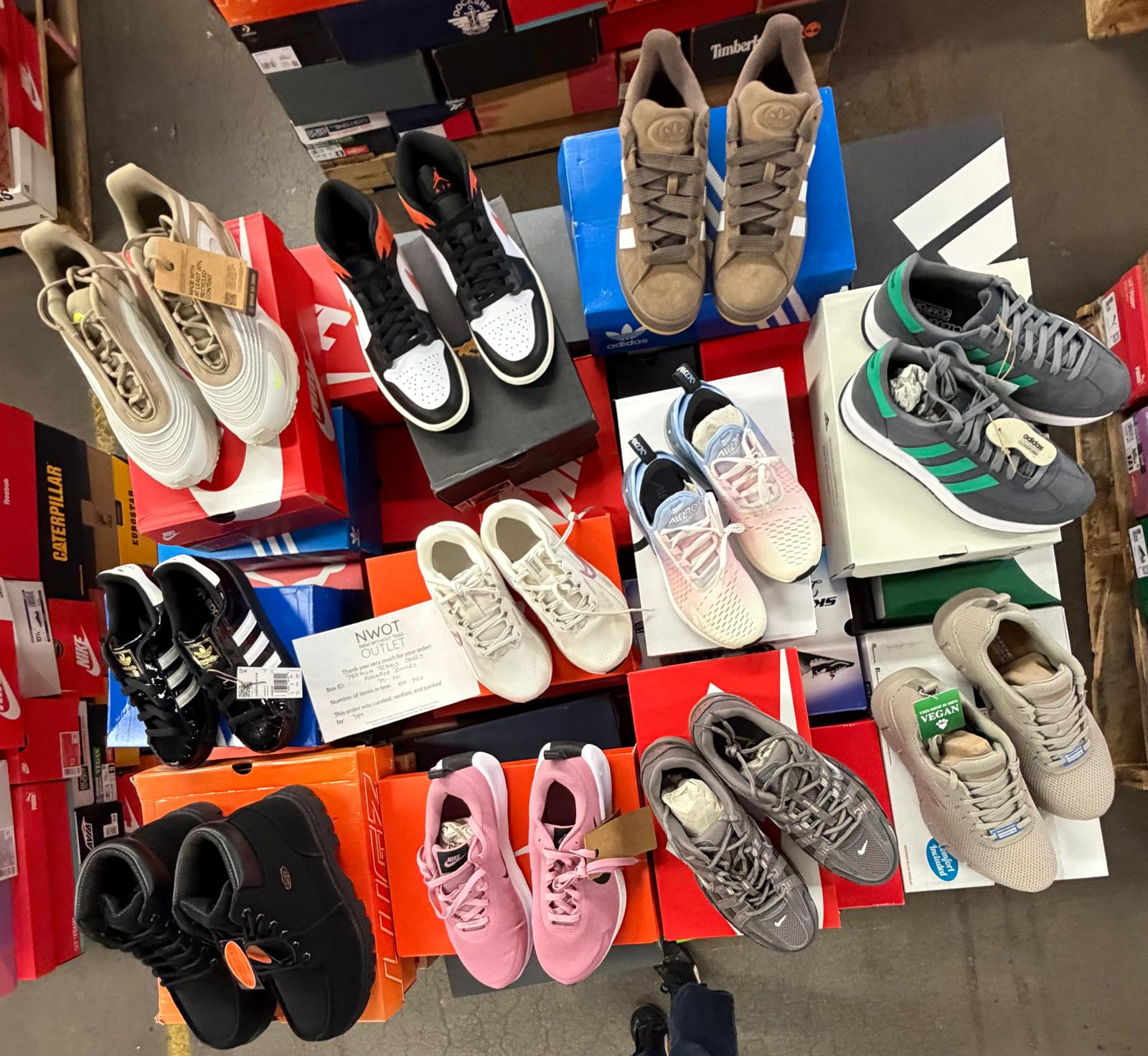 Premium Tennis Shoes | Nike & Assorted  | NWT | 100 pairs | Pallets # PS-141
